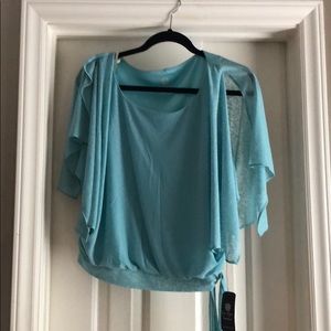 Jessica Simpson turquoise blouse